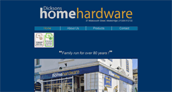 Desktop Screenshot of dicksonshomehardware.com