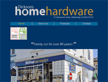 Tablet Screenshot of dicksonshomehardware.com